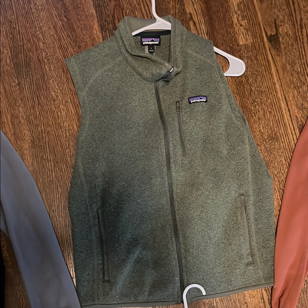 Patagonia Olive Green Fleece Vest